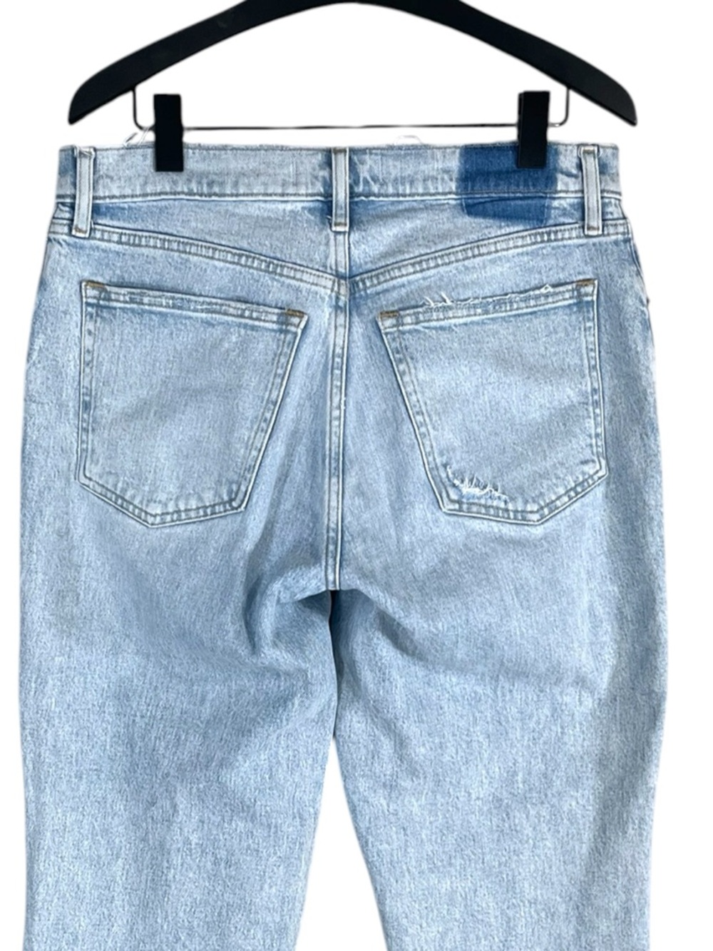 Abercrombie & Fitch Curve Love Low Rise 90s Straight Jean size 10 short - Picture 6 of 6